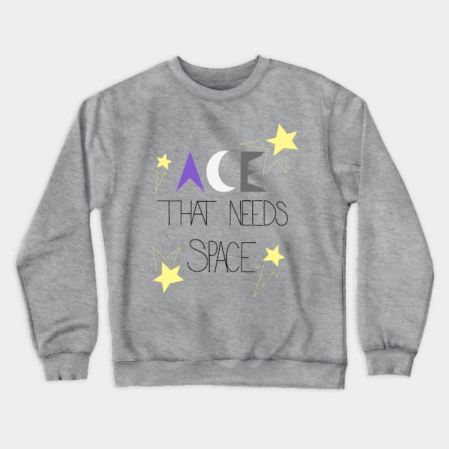 Space Ace Crewneck Sweatshirt by Hero75